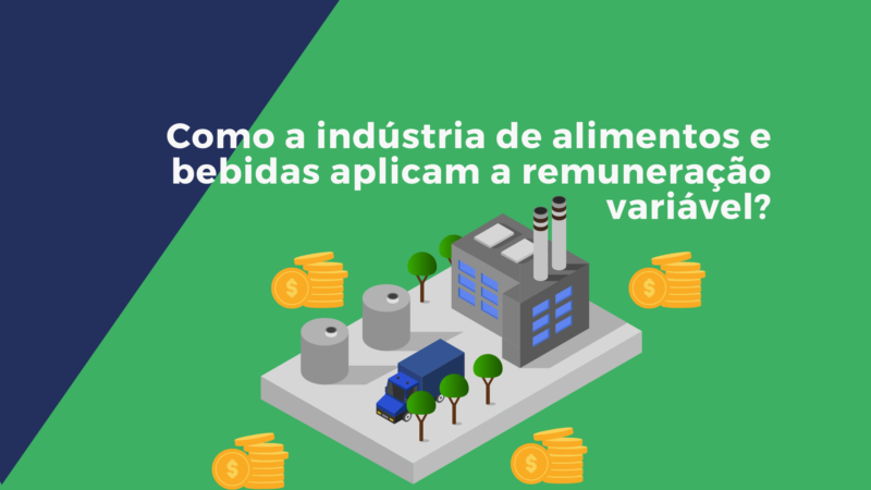 How does the food and beverage industry apply variable remuneration?